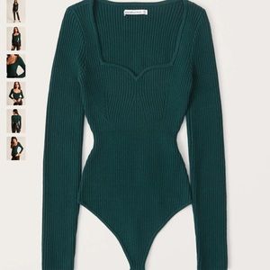 Abercrombie & Fitch sweetheart neckline sweater